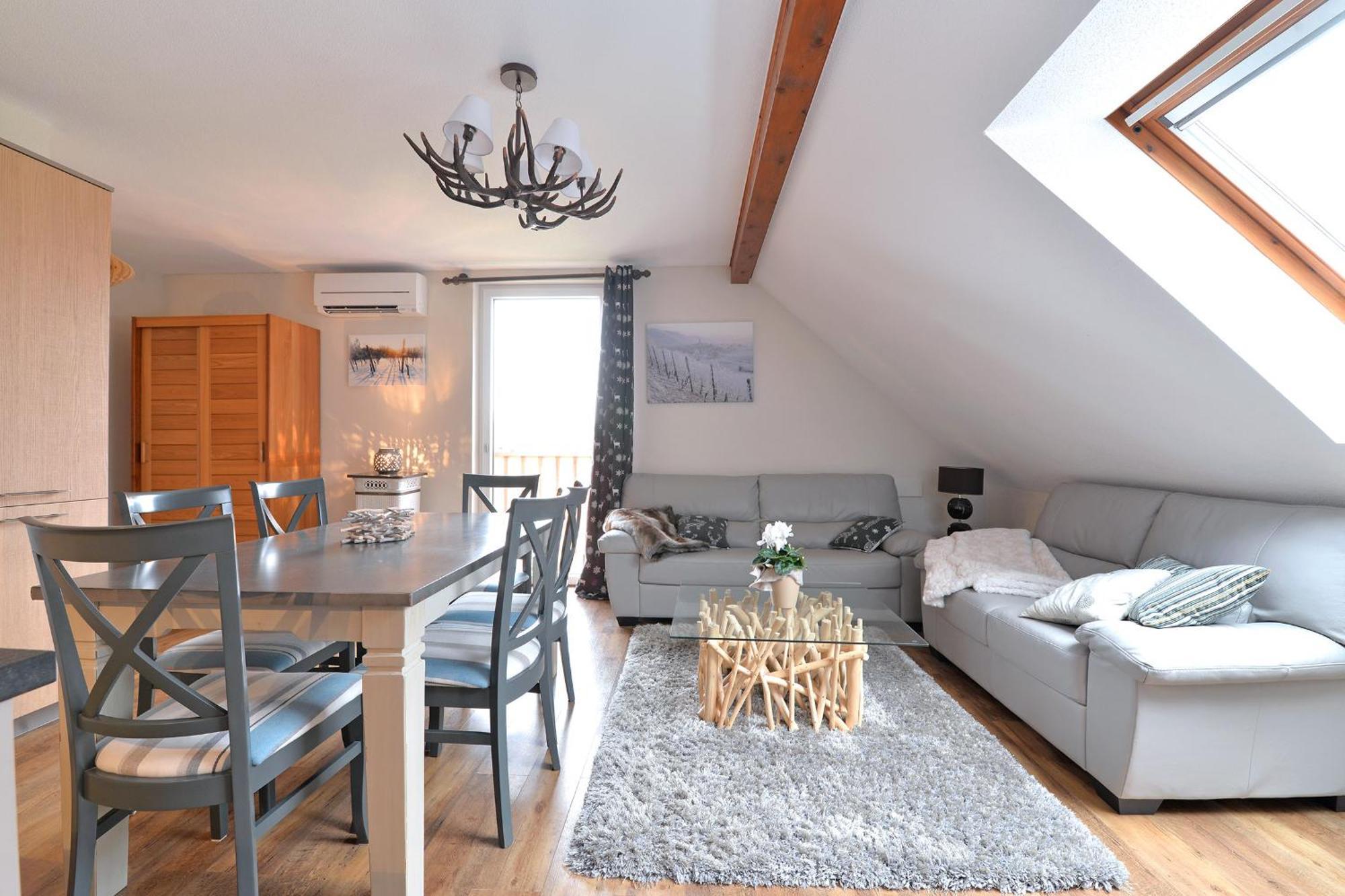 L'Eclos Des Vignes - Appartements Haut De Gamme Avec Spa Bergheim Værelse billede